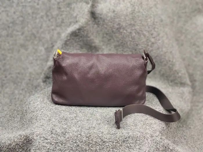 Mandarina Duck Mandarin Duck Design Dark purple leather Crossbody Bag Size ONE SIZE - 4 Thumbnail