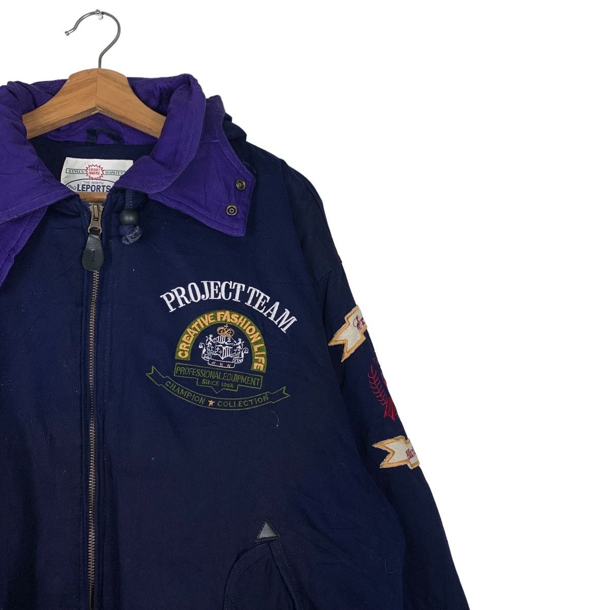 Japanese Brand The North LEPORTS Project Team Hoodie Jacket #0305-C14 Size US L / EU 52-54 / 3 - 6 Thumbnail