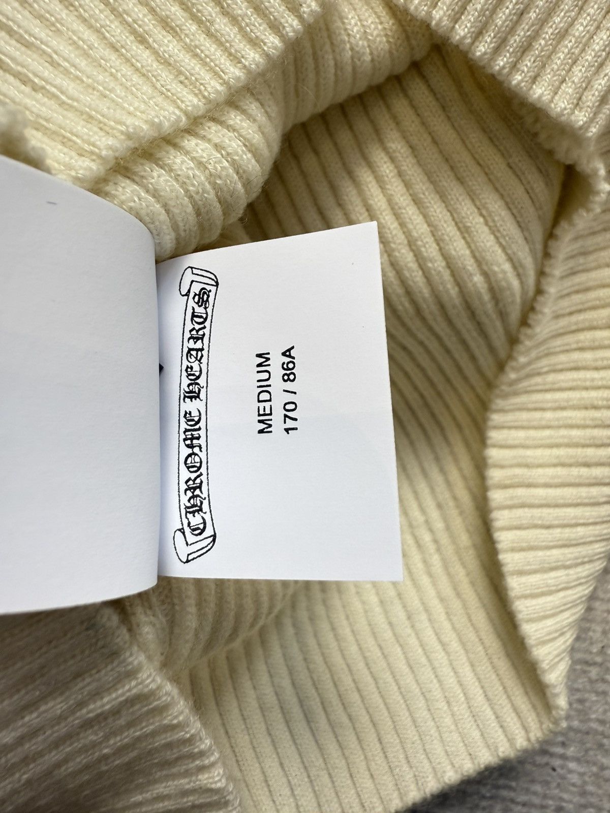 Chrome Hearts Chrome Hearts Cashmere Cross Patches Silver Sweater Size M / US 6-8 / IT 42-44 - 7 Thumbnail