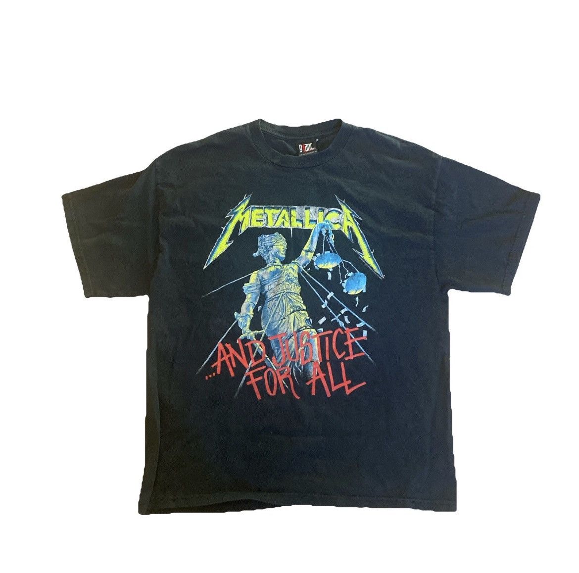 Giant Tees Size XL - 1994 Metallica Vintage And Justice for All Giant Size US XL / EU 56 / 4 - 1 Thumbnail