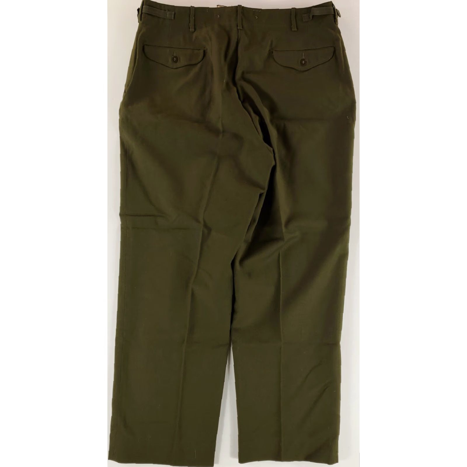 Olive VINTAGE US Army M51 M-1951 Wool Pants Olive Green Mens L 40x31 Actual Wool Pants Mens Size US 40 / EU 56 - 4 Thumbnail