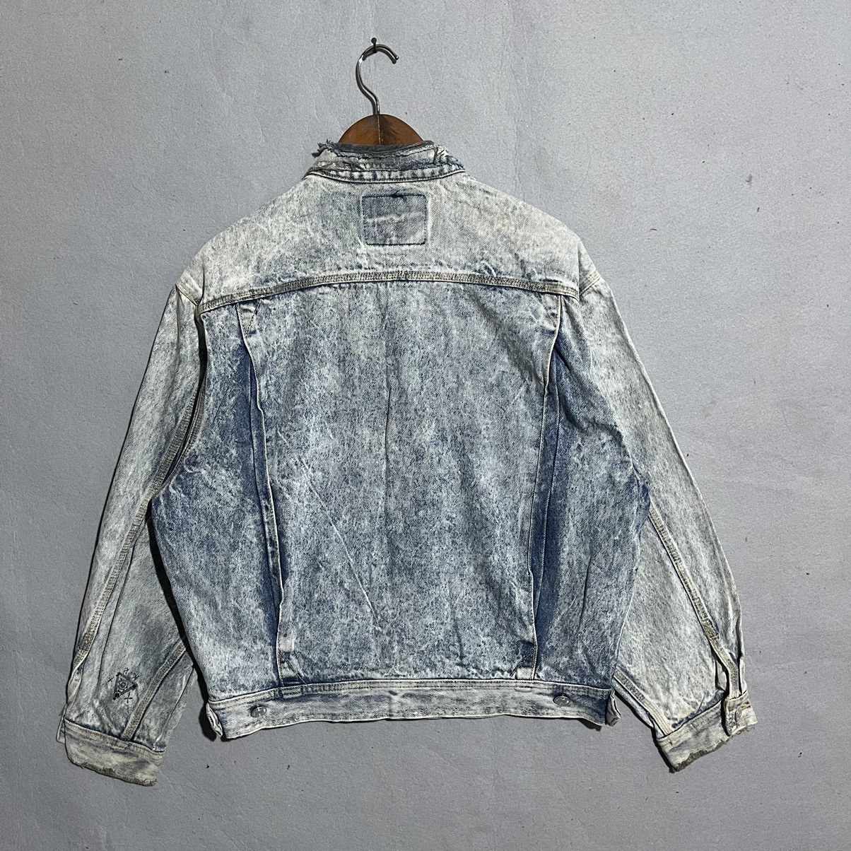 Edwin Vintage Early-90s Edwin Acid Wash Denim Trucker Jacket Japan Size US M / EU 48-50 / 2 - 6 Thumbnail