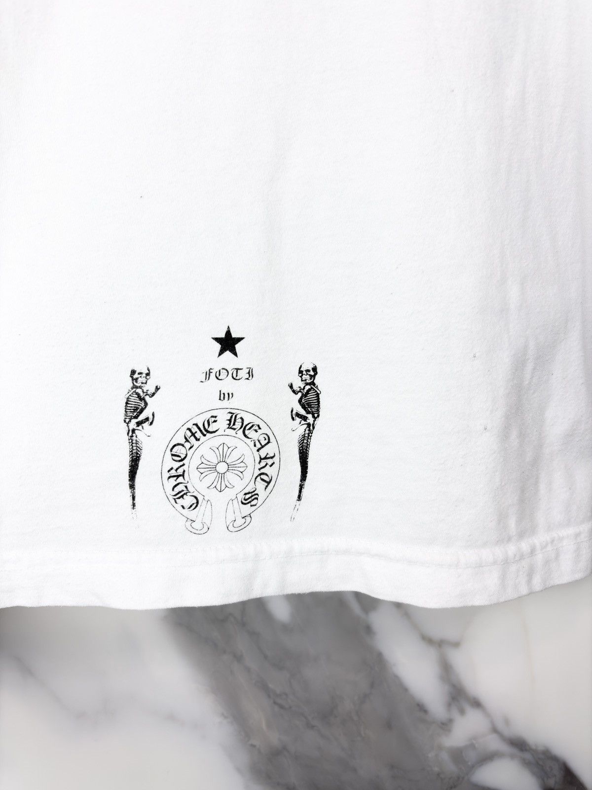 Chrome Hearts Chrome Hearts Vintage Foti Skull Deer Logo Tshirt White Size US S / EU 44-46 / 1 - 5 Thumbnail