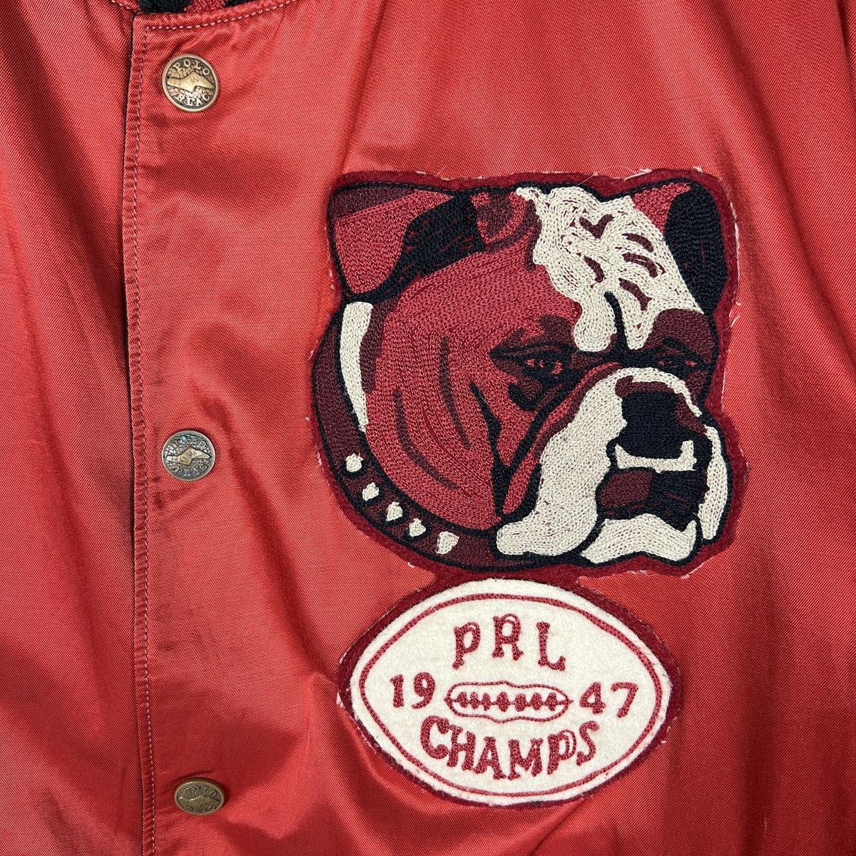 Polo Ralph Lauren 90s Vintage Polo Ralph Lauren Polo Wing Bulldog Satin Jacket Size US XL / EU 56 / 4 - 16 Thumbnail