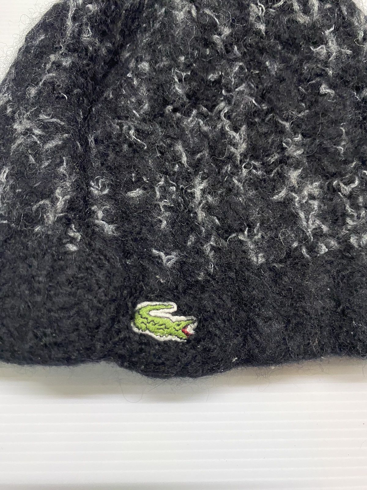 Lacoste × Vintage Lacoste Small Logo Embroidery Wool Snowcap/Hat Beanie Size ONE SIZE - 2 Thumbnail