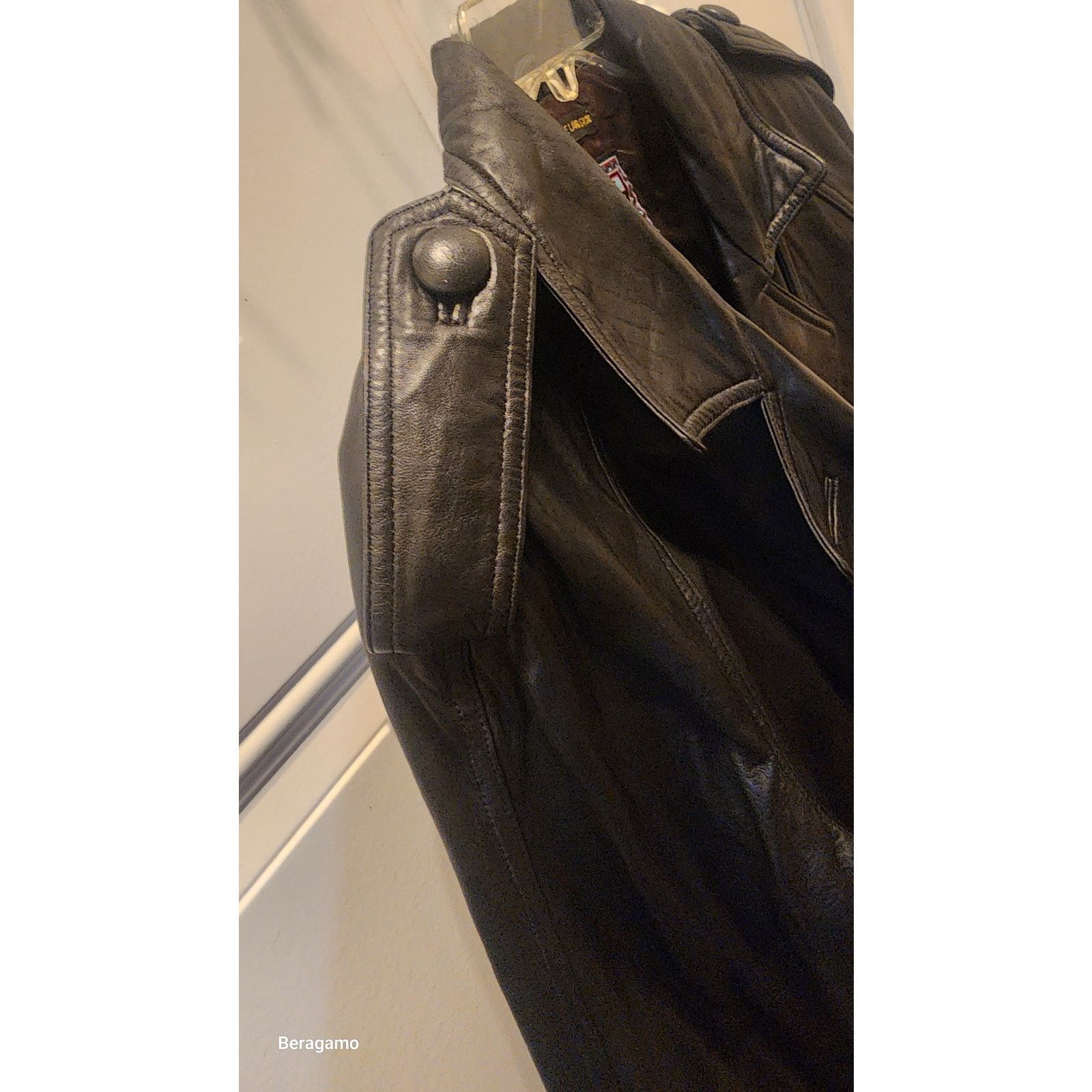 Adler Authentic vintage Adler 1955 genuine leather jacket, size L Size US L / EU 52-54 / 3 - 11 Thumbnail