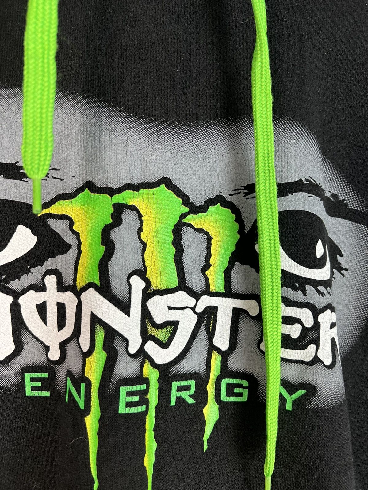 Vintage Y2K Monster Energy Eyes drip racing Streetwear Zip Hoodie Size US L / EU 52-54 / 3 - 3 Thumbnail
