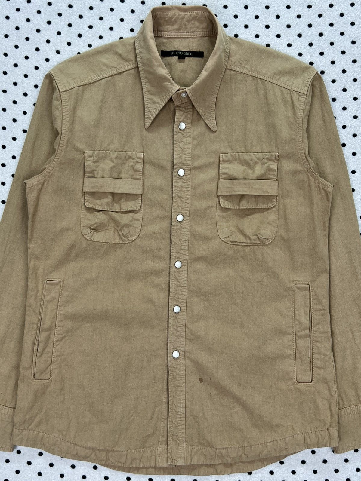 Japanese Brand Studio Oribe Shirt Jacket Size US S / EU 44-46 / 1 - 3 Thumbnail