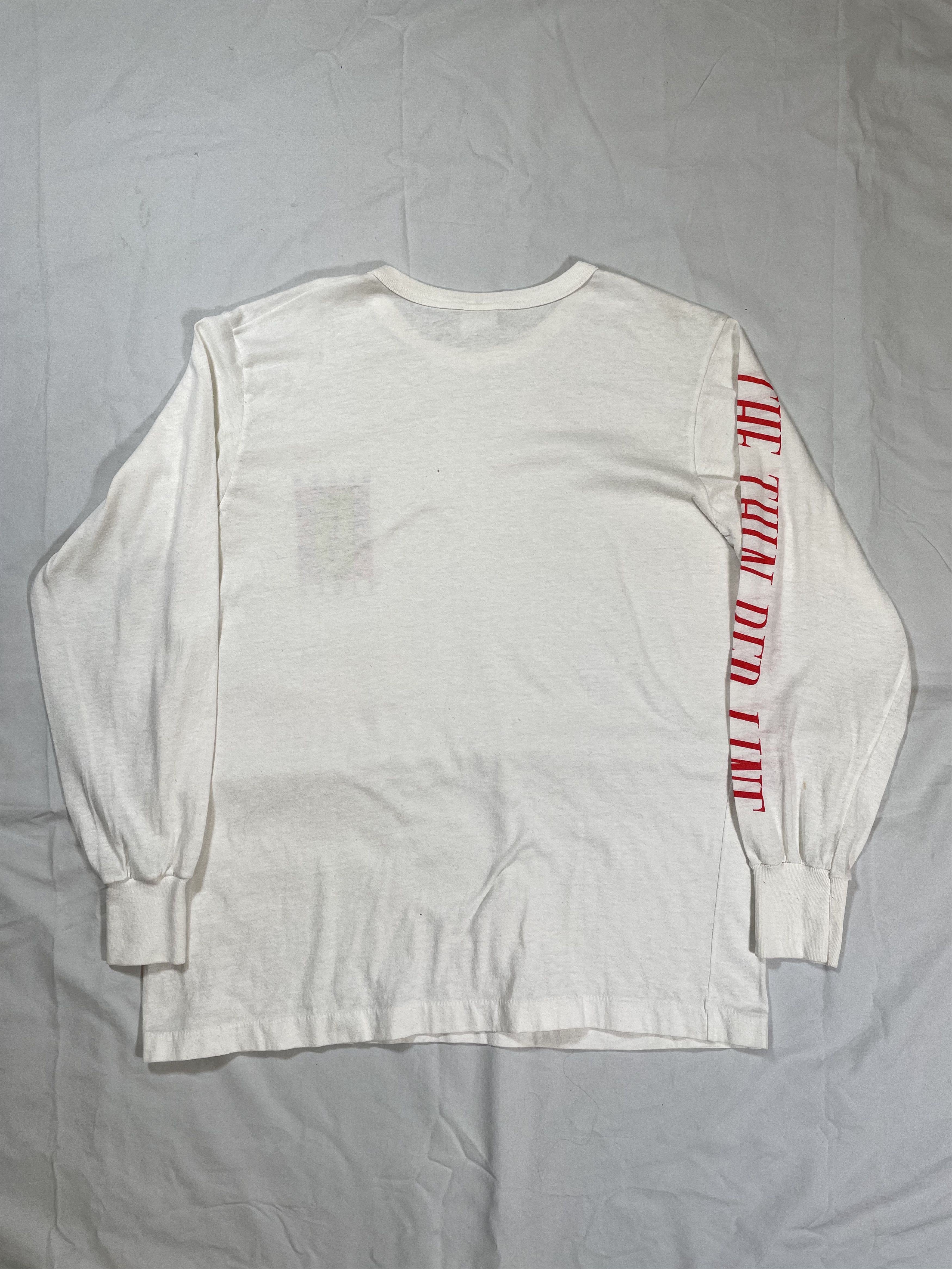 Band Tees × Vintage VTG 1986 Glass Tiger The Thin Red Line Album Band T-Shirt Size US L / EU 52-54 / 3 - 3 Thumbnail