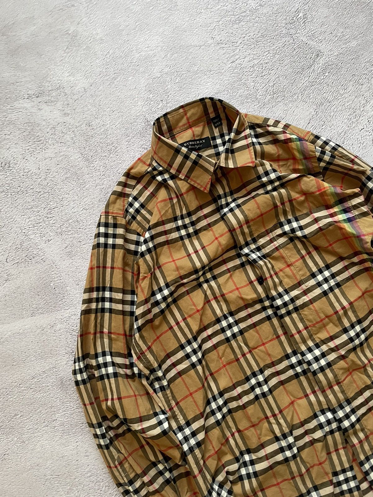 Burberry Authentic Burberry Rainbow Nova Check Shirt Size XS Italy Size US XS / EU 42 / 0 - 3 Thumbnail