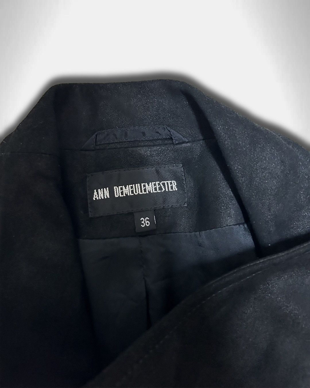 Ann Demeulemeester ANN DEMEULMEESTER Asymmetric-zip Sheepskin Jacket Size XS / US 0-2 / IT 36-38 - 4 Thumbnail