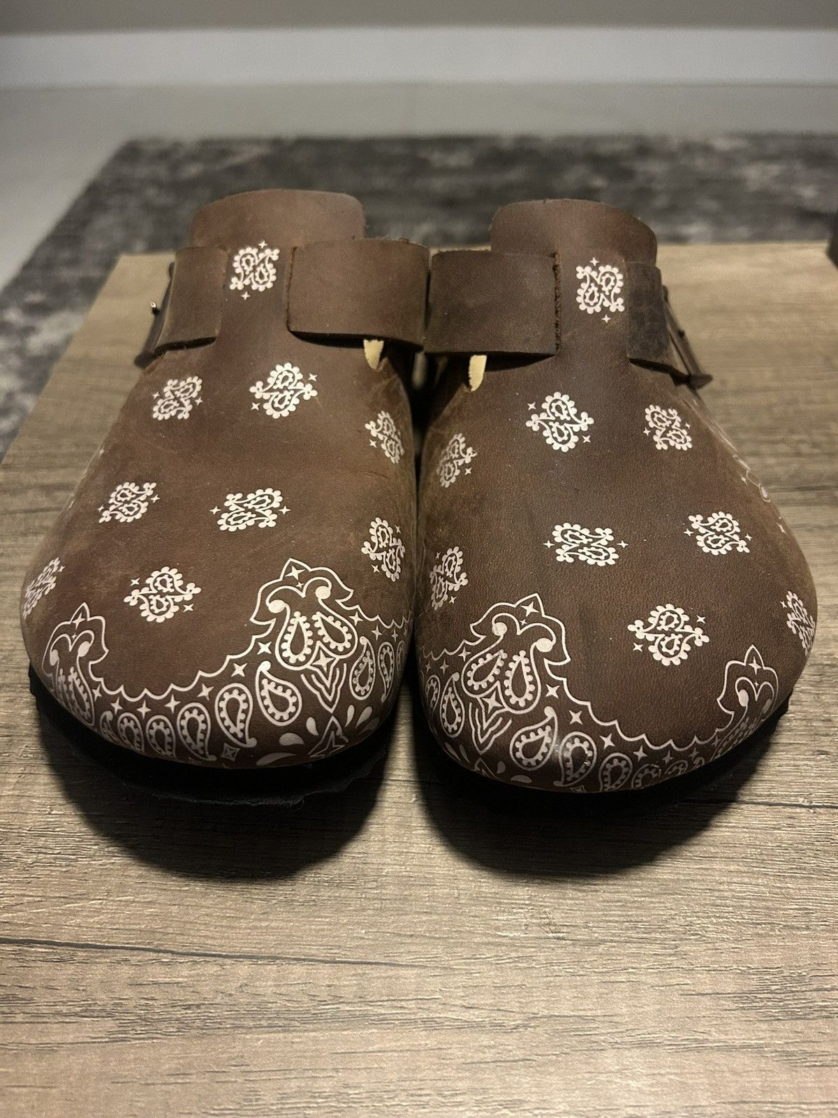 Bravest Studios Bravest Studios Paisley Clogs - Brown - Size 11 Size US 11 / EU 44 - 1 Thumbnail