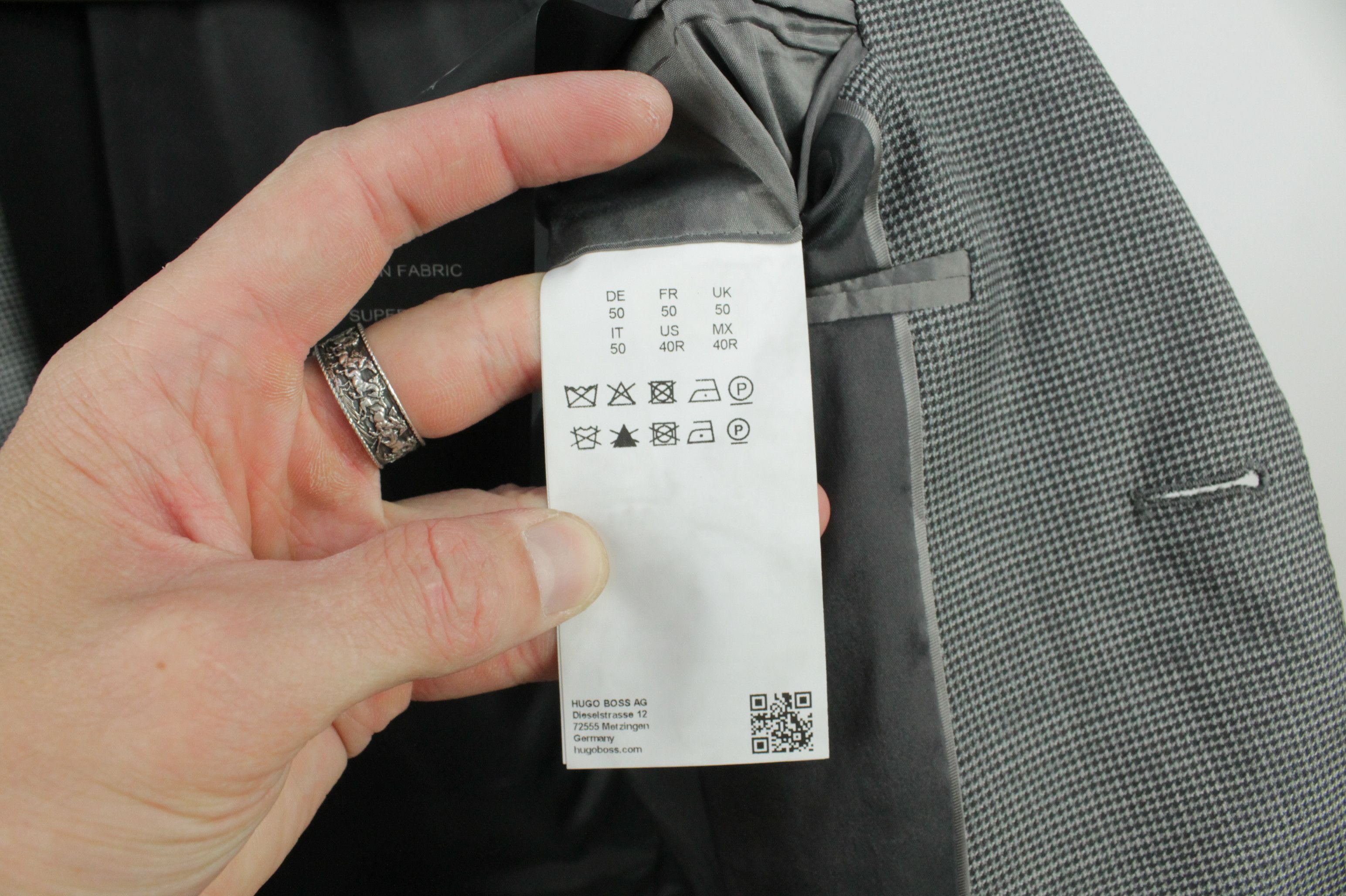Hugo Boss Hugo Boss Jeckson Regular Fit Gray Wool Blazer Jacket Size US M / EU 48-50 / 2 - 9 Thumbnail