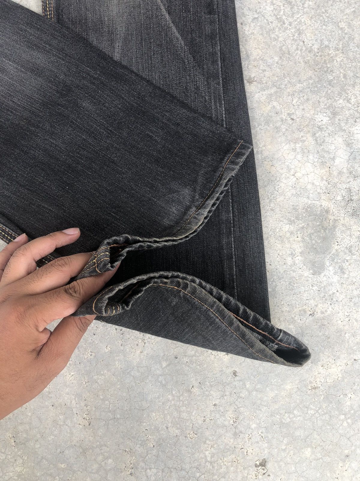 If Six Was Nine Japanese Edwin XV Flared Jeans Distressed Navajo Style Size US 28 / EU 44 - 13 Thumbnail