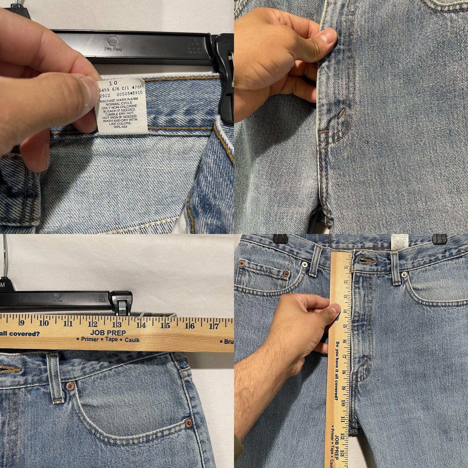 Levi's VINTAGE Levi's 505 Jeans Mens 34x34 Denim Pants Canada Blue 5-Pocket Regular Fit Adult Regular Size XS? Size US 34 / EU 50 - 8 Thumbnail