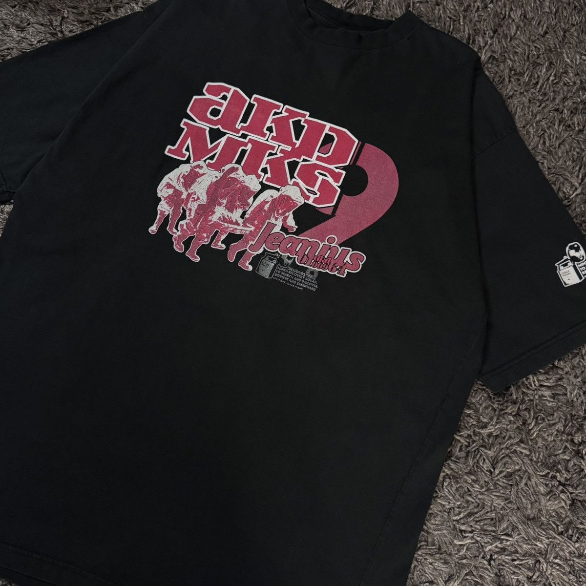 Akademiks Y2K Akademiks Black and Red T Shirt Size US XXL / EU 58 / 5 - 4 Thumbnail