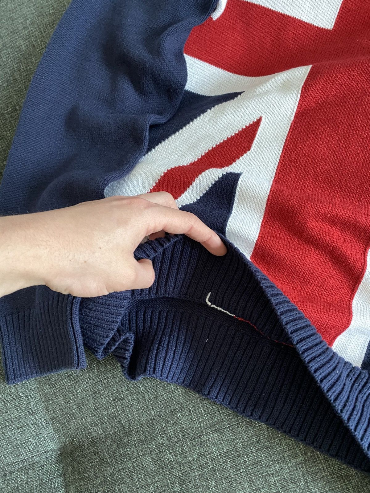 Hysteric Glamour Vintage UK Flag Sweater Big Logo United Kingdom Japanese Y2K Size US L / EU 52-54 / 3 - 9 Thumbnail