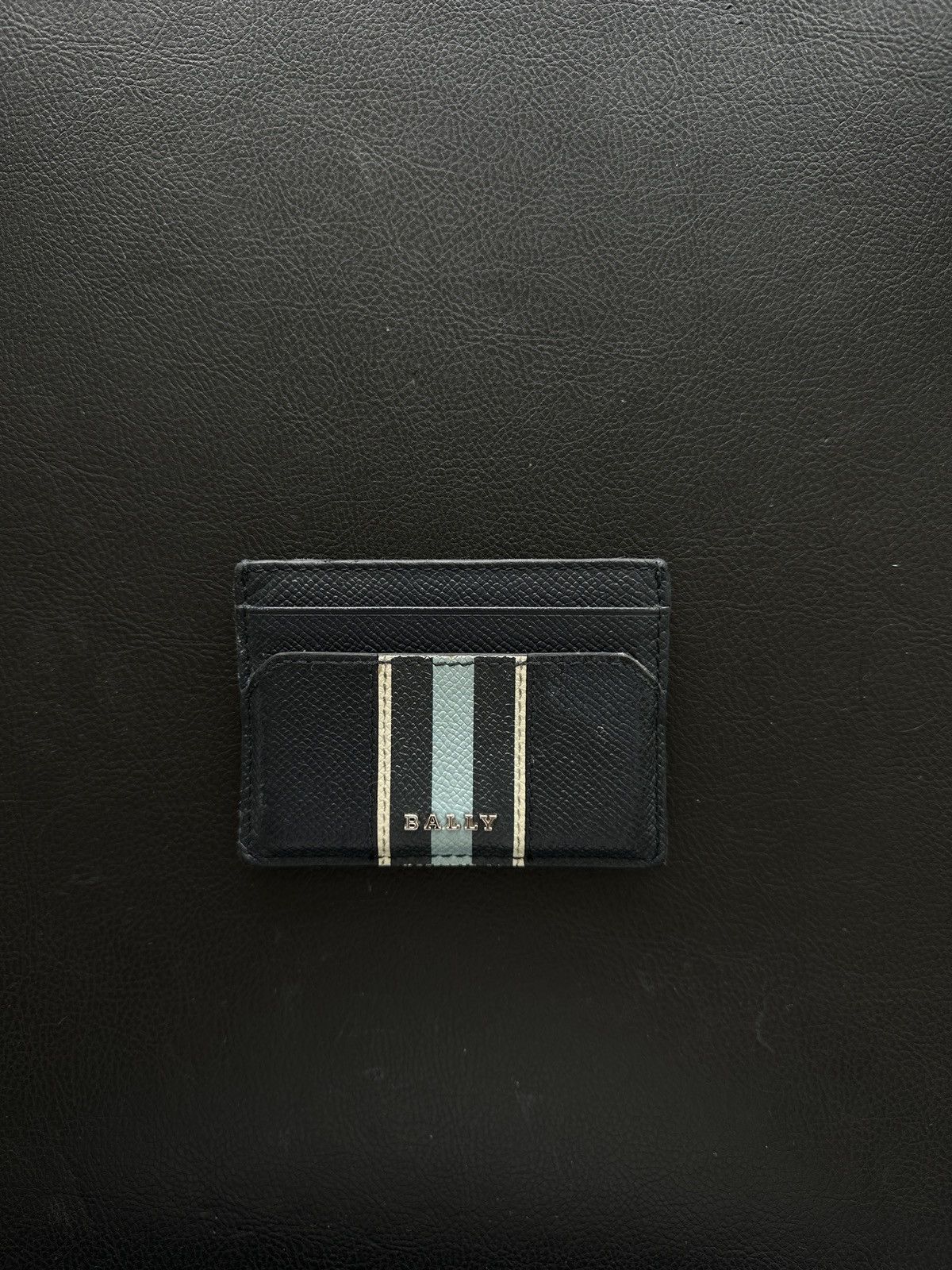 Bally BALLY Card Holder in Blue Leather Size ONE SIZE - 1 Thumbnail