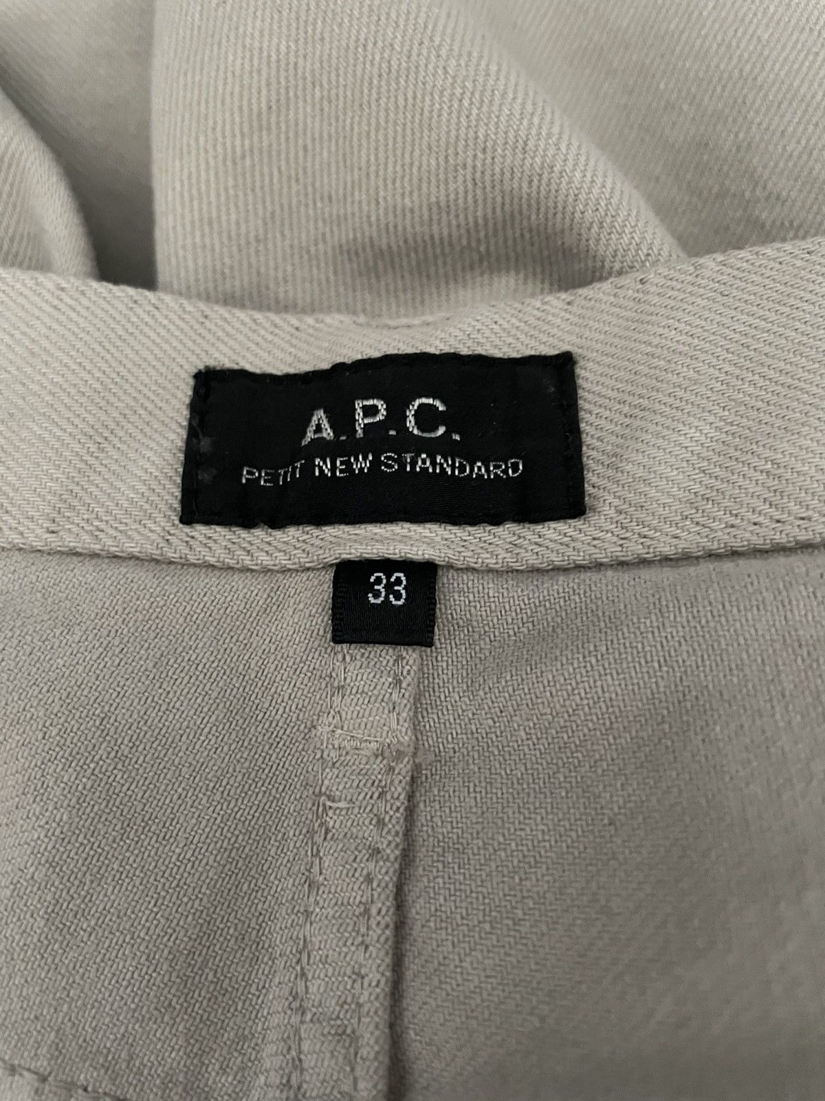 A.P.C. A.P.C. Petit New Standard jeans taupe - 33 Size US 33 - 4 Thumbnail