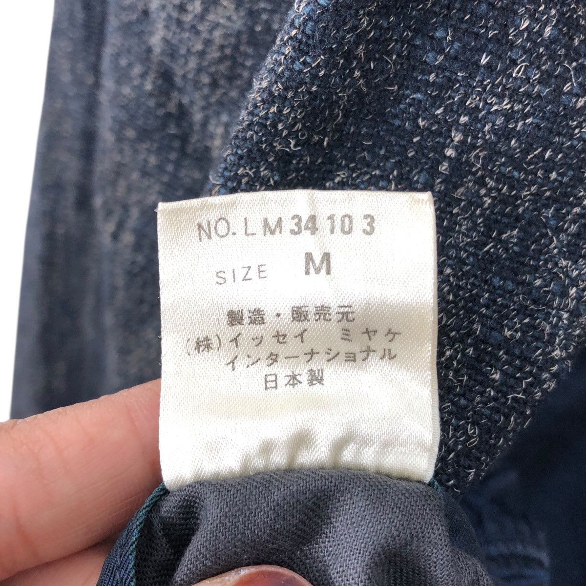 Issey Miyake × Japanese Brand Japanese Brand ISSEY MIYAKE Men Tokyo New York Blazer Coat Size 38L - 12 Thumbnail