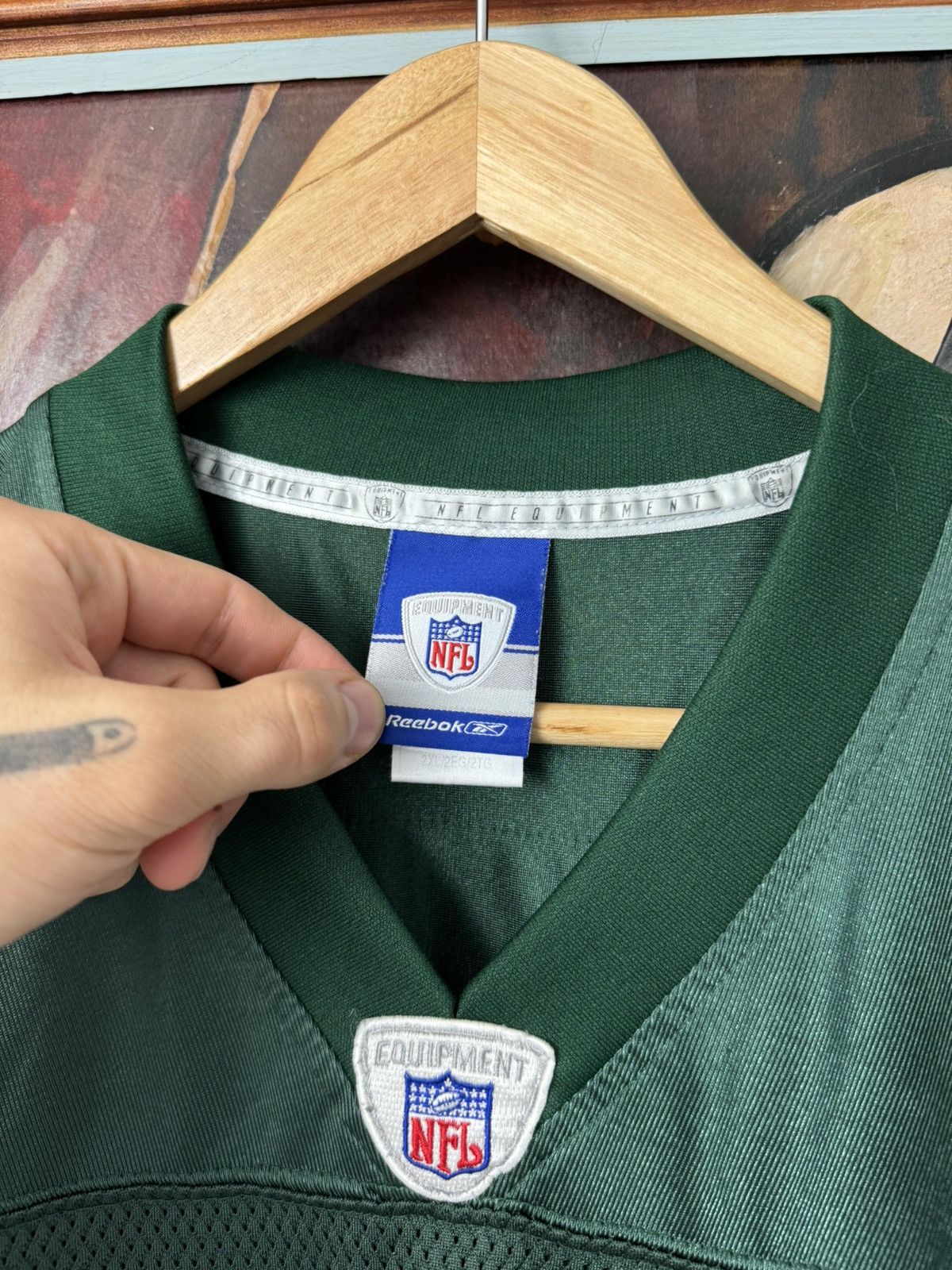 Reebok Moss #83 NY Jets New York NFL Reebok Jersey Oversize Rap Size US XXL / EU 58 / 5 - 4 Thumbnail