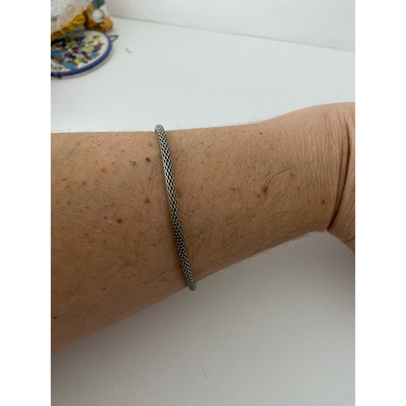 Other Repaired chain bracelet silver tone Size ONE SIZE - 1 Thumbnail