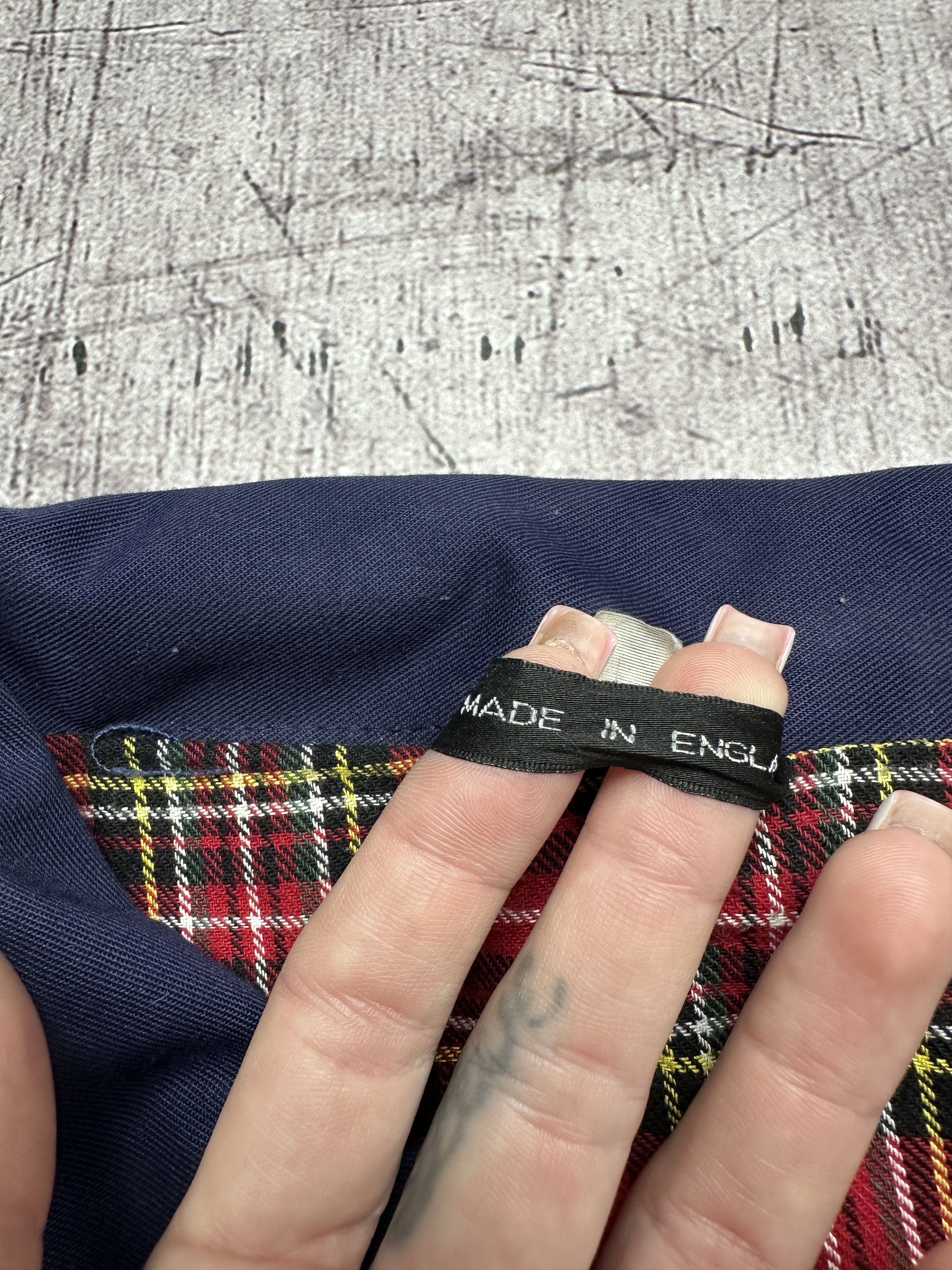 Vintage England Vintage Mens Plaid Lined Collared Jacket Size US L / EU 52-54 / 3 - 3 Thumbnail