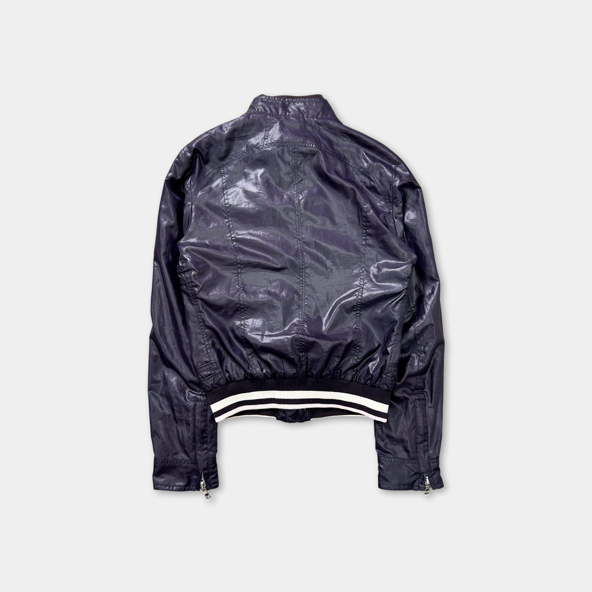 Dolce & Gabbana Dolce & Gabbana Light Nylon Purple Bomber Jacket Size US M / EU 48-50 / 2 - 6 Thumbnail