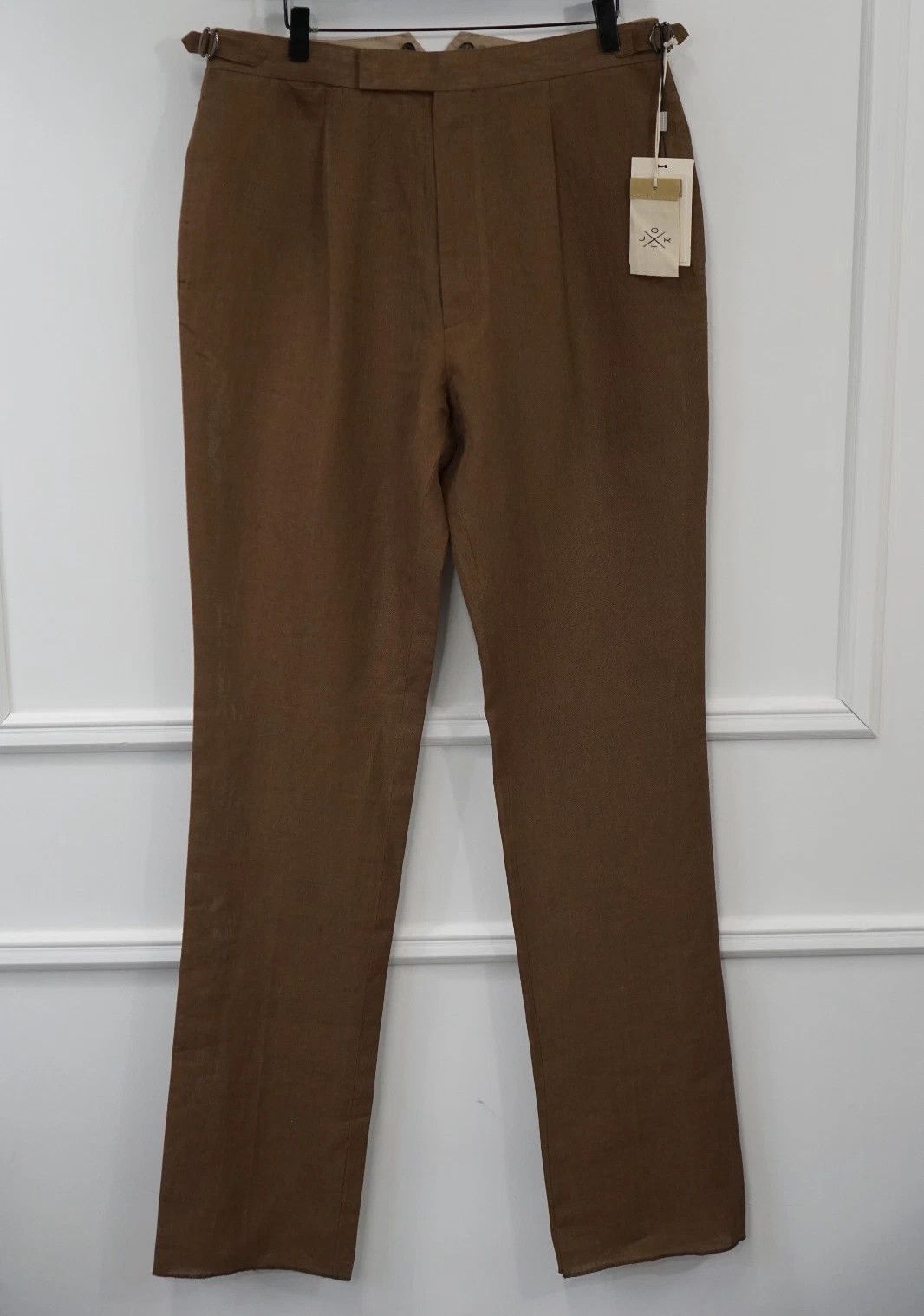 Suitsupply Men Suitsupply Pants Brown Brescia Lanificio Rogma UK/US40 Size 40R - 1 Thumbnail