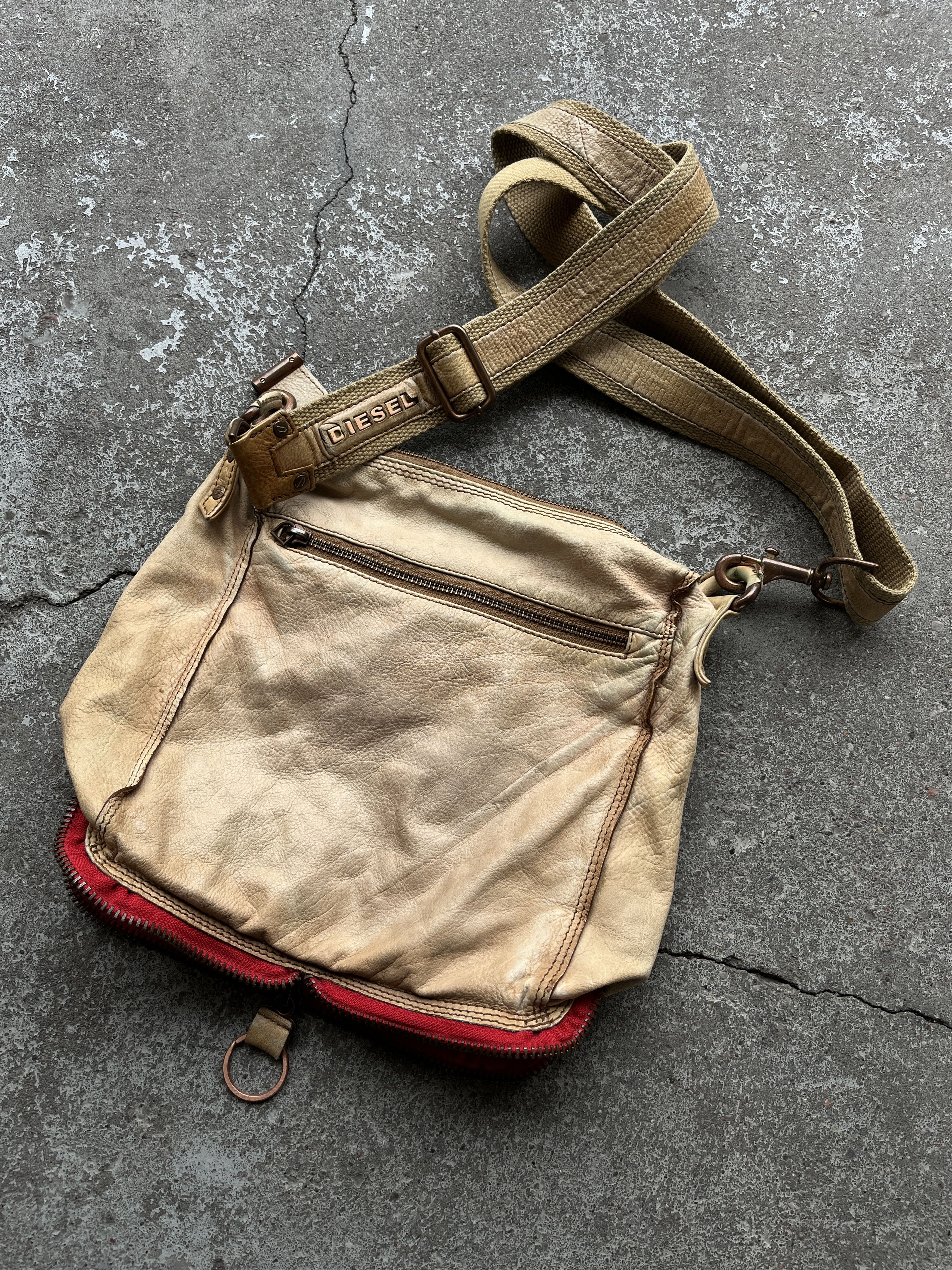 Other Diesel vintage leather grunge bag A5 Size ONE SIZE - 2 Thumbnail