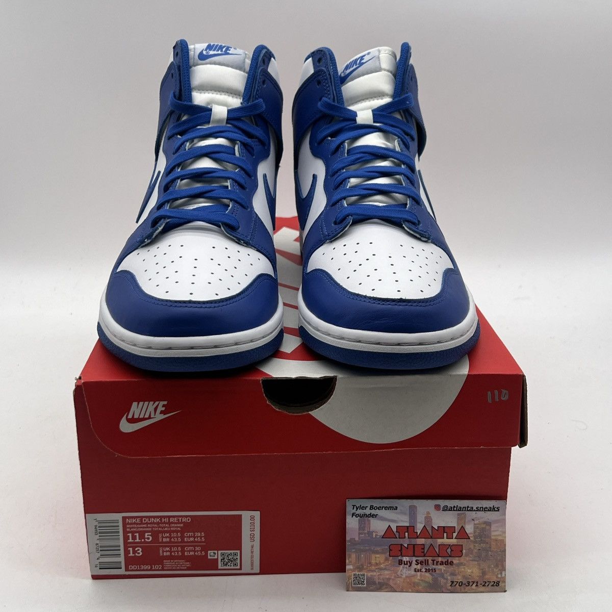 Nike Nike dunk high Kentucky Size US 11.5 / EU 44-45 - 2 Thumbnail