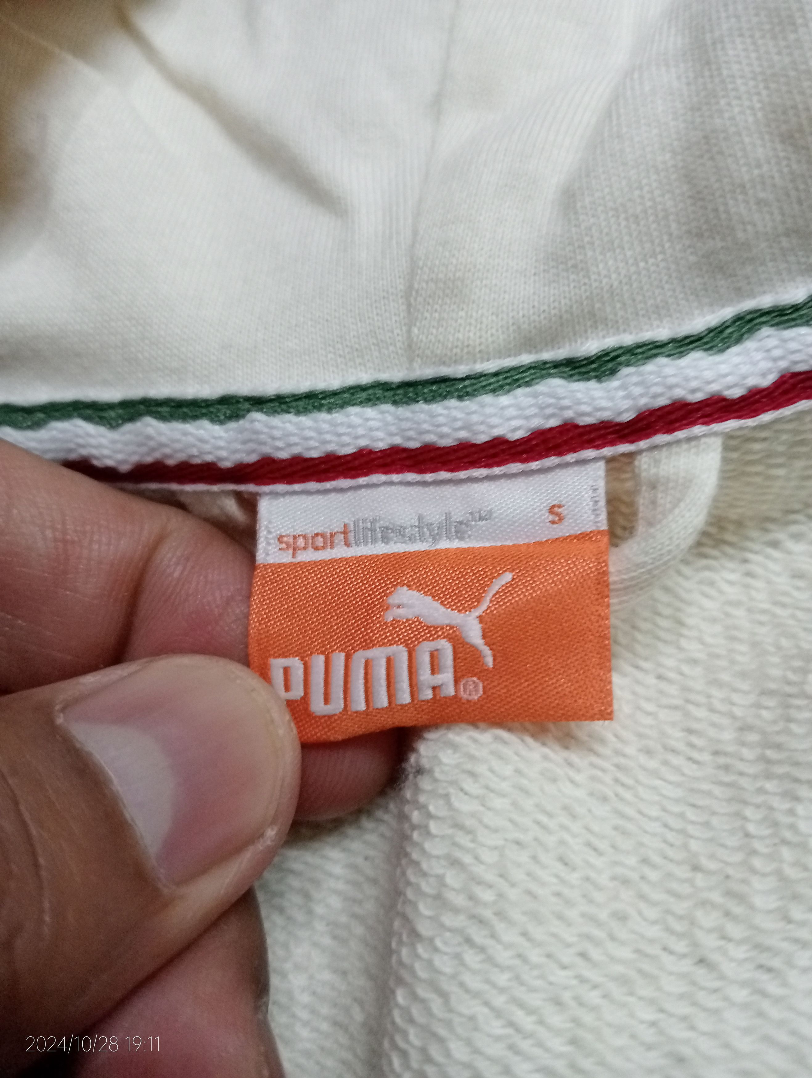 Puma Vintage Puma Italia FIGC Embroidery Pullover Hoodie Size US S / EU 44-46 / 1 - 2 Thumbnail