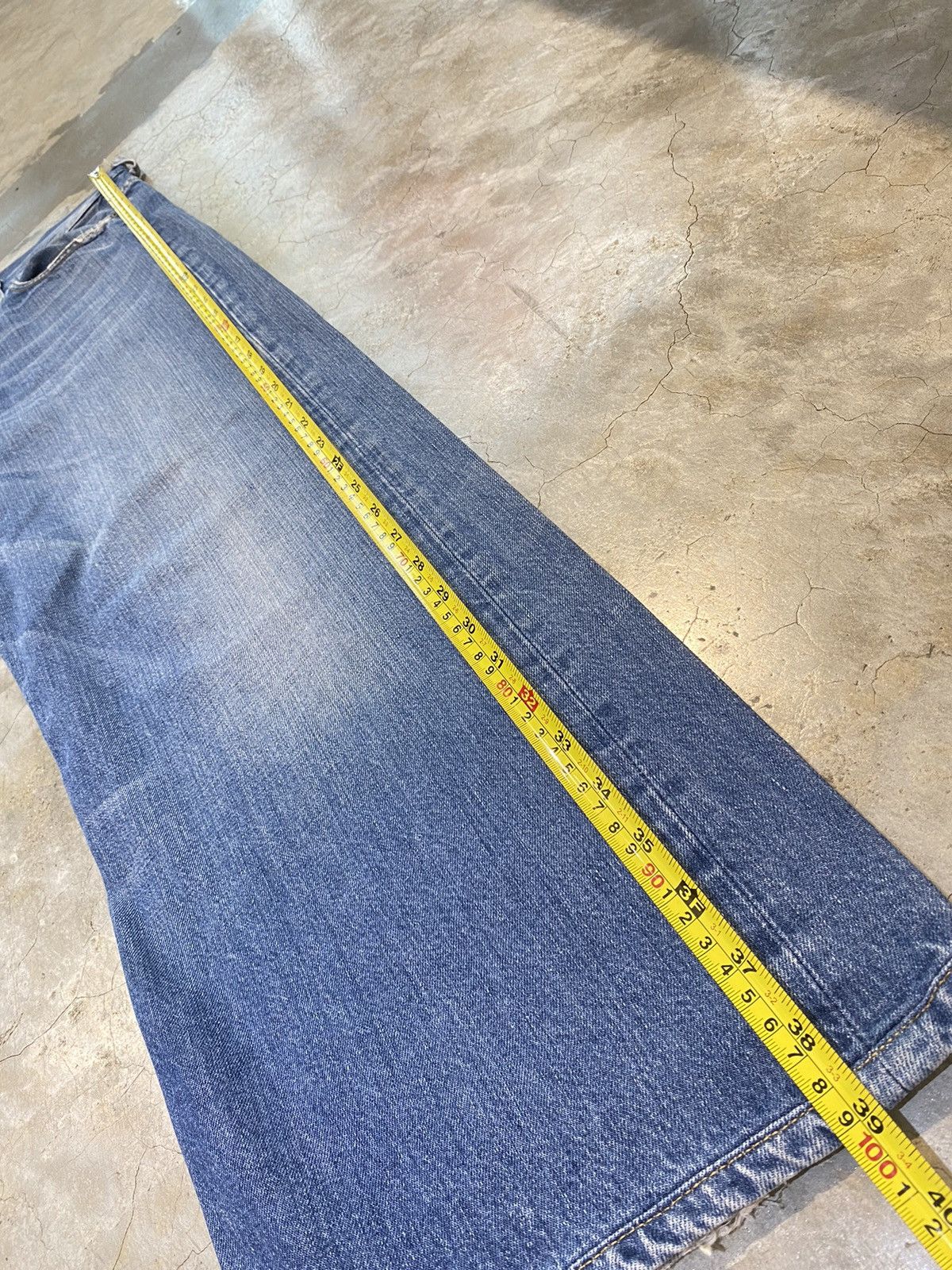 Y-3 Vintage Yohji Yamamoto Y-3 X Adidas SS05 Three Stripes Jean Size US 34 / EU 50 - 15 Thumbnail