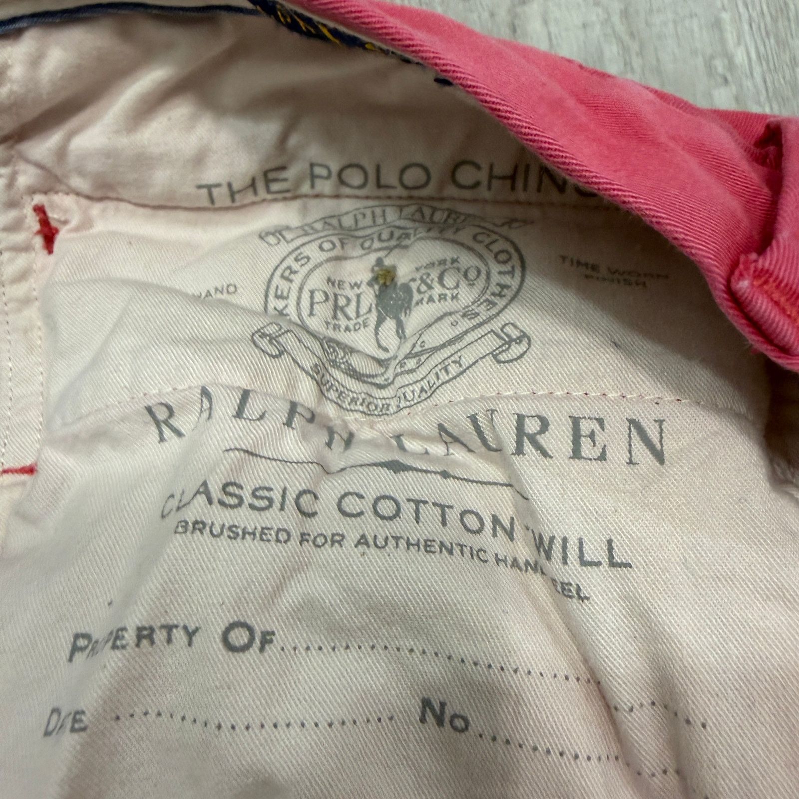 Polo Ralph Lauren Polo Ralph Lauren Classic Cotton Twill Chino Pants 33x32 Size US 33 - 4 Thumbnail