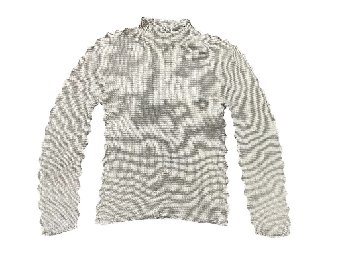 Issey Miyake 90s ISSEY MIYAKE ME PLEATED TURTLE NECK RARE DESIGN Size ONE SIZE - 1 Thumbnail
