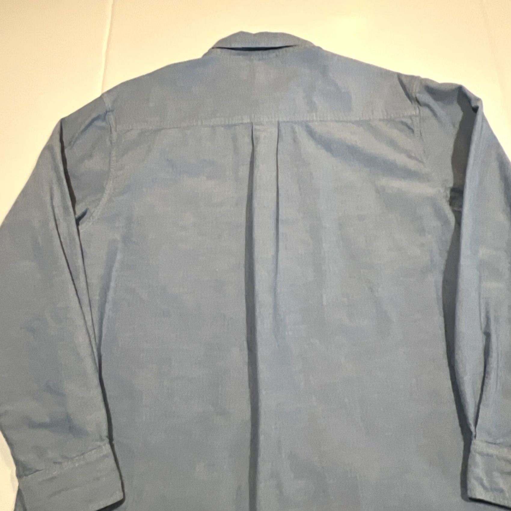 Timberland Timberland Shirt XL Button-Down Dress Long Sleeve Blue Pocket Logo Size 46R - 7 Thumbnail