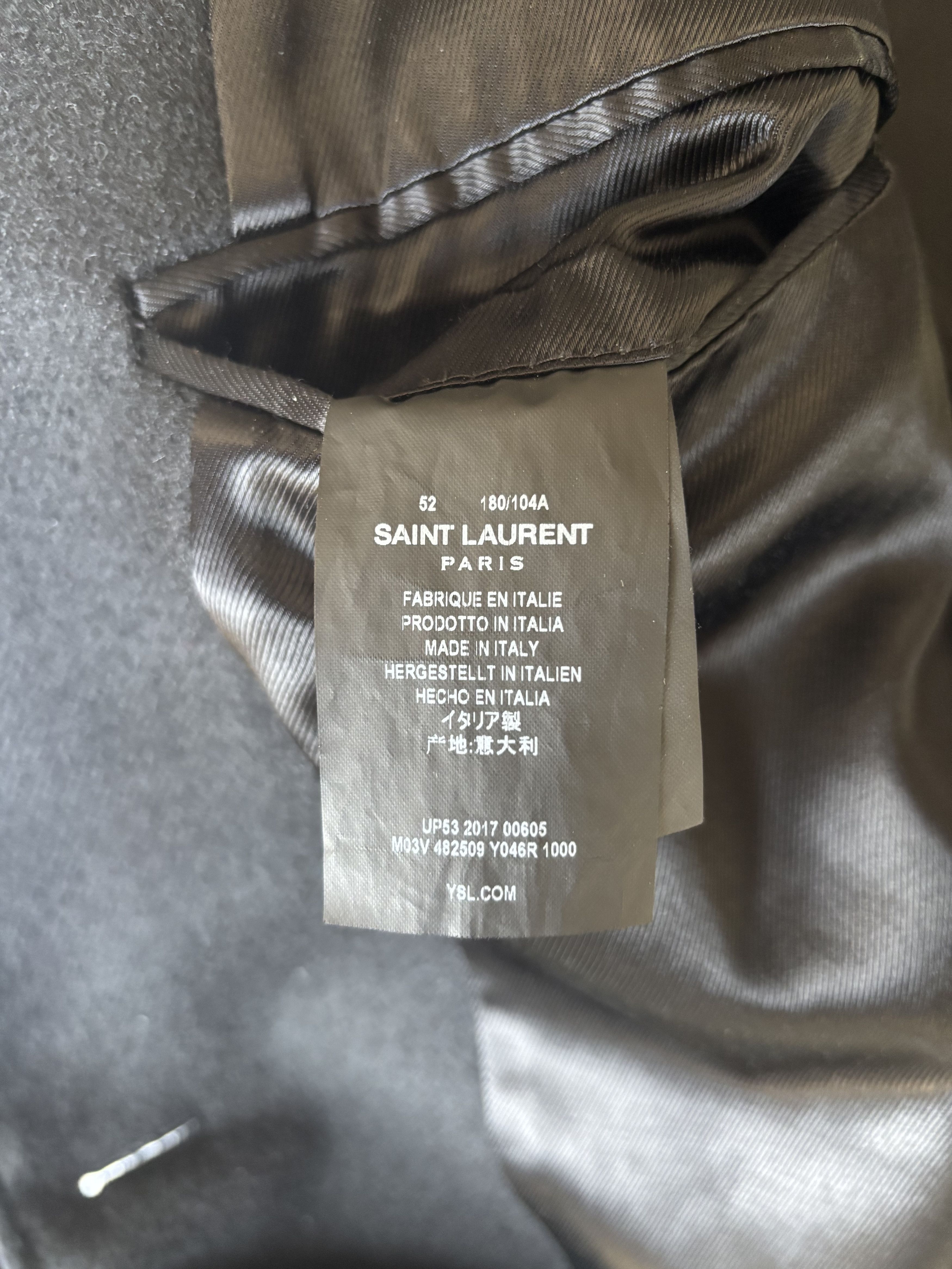 Saint Laurent Paris Manteau Croisé Saint Laurent par Anthony Vacarello Size US L / EU 52-54 / 3 - 5 Thumbnail