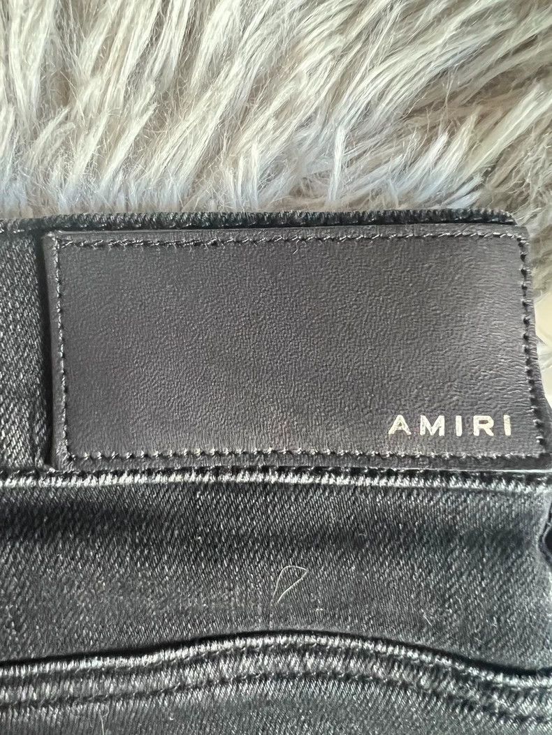 Amiri Amiri leather black jean Size US 30 / EU 46 - 6 Thumbnail