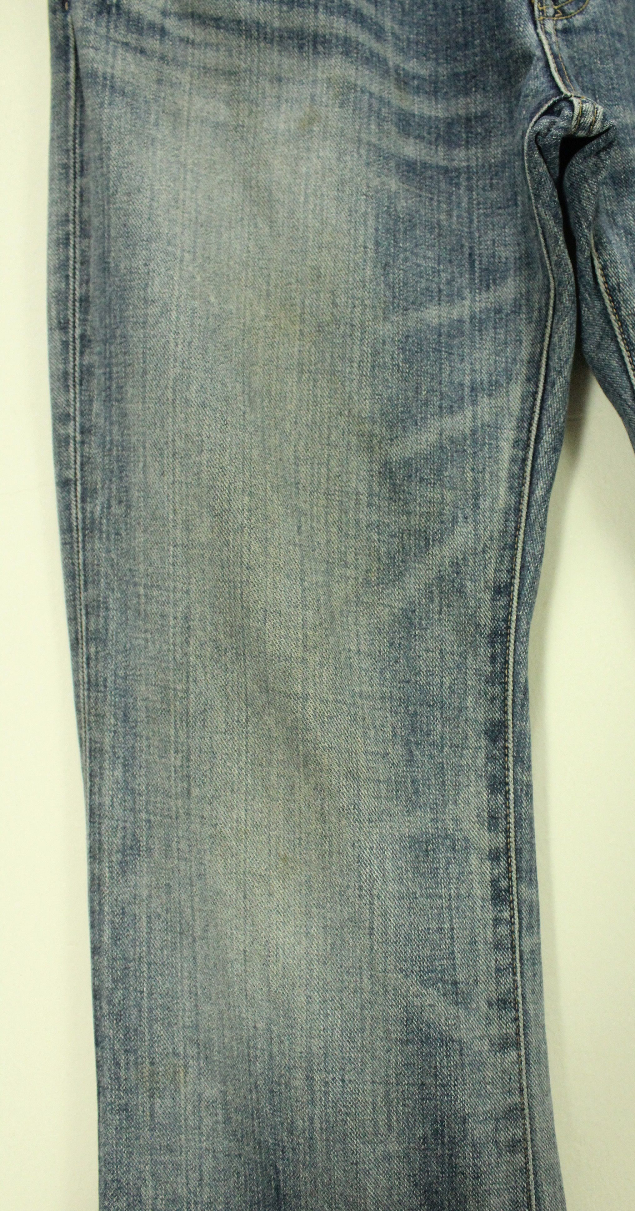 Vintage Flared EDWIN Denim Distressed bootcut bellbottom Size US 31 - 7 Thumbnail