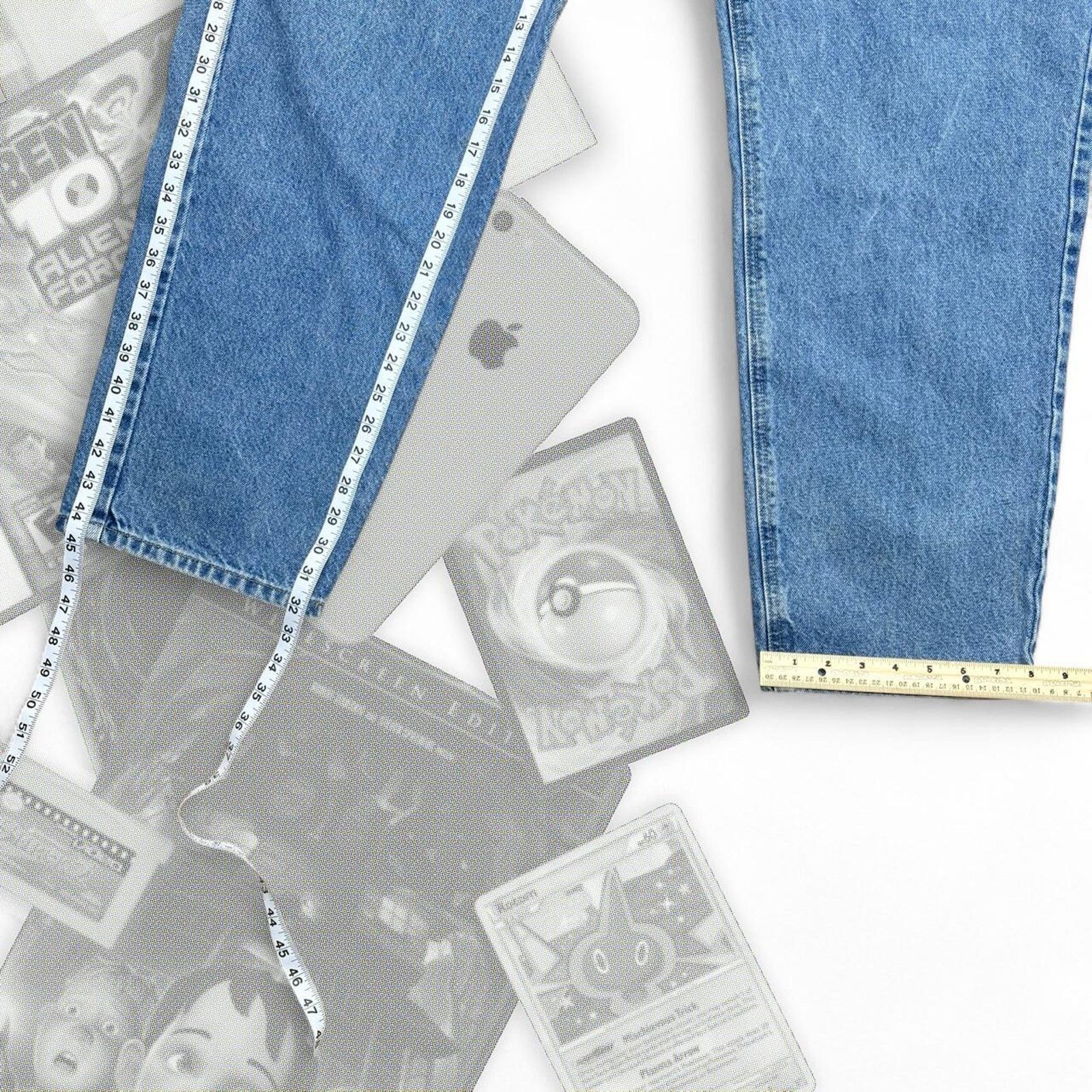 Carhartt Vintage blue denim baggy carhartt Size US 44 / EU 60 - 6 Thumbnail