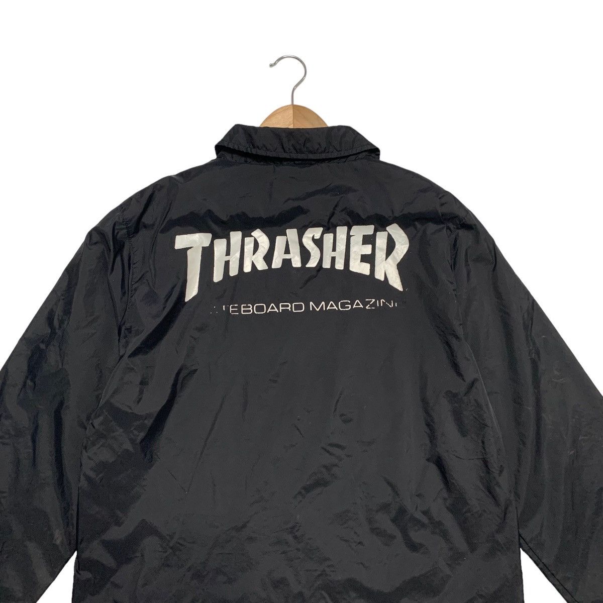 Thrasher Thrasher Skateboard Magazine Big Logo Nylon Jacket Size US M / EU 48-50 / 2 - 4 Thumbnail