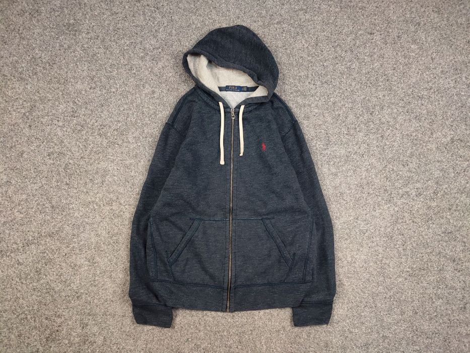 Polo Ralph Lauren Polo Ralph Lauren Blank Logo Cotton Zip Hoodie ...