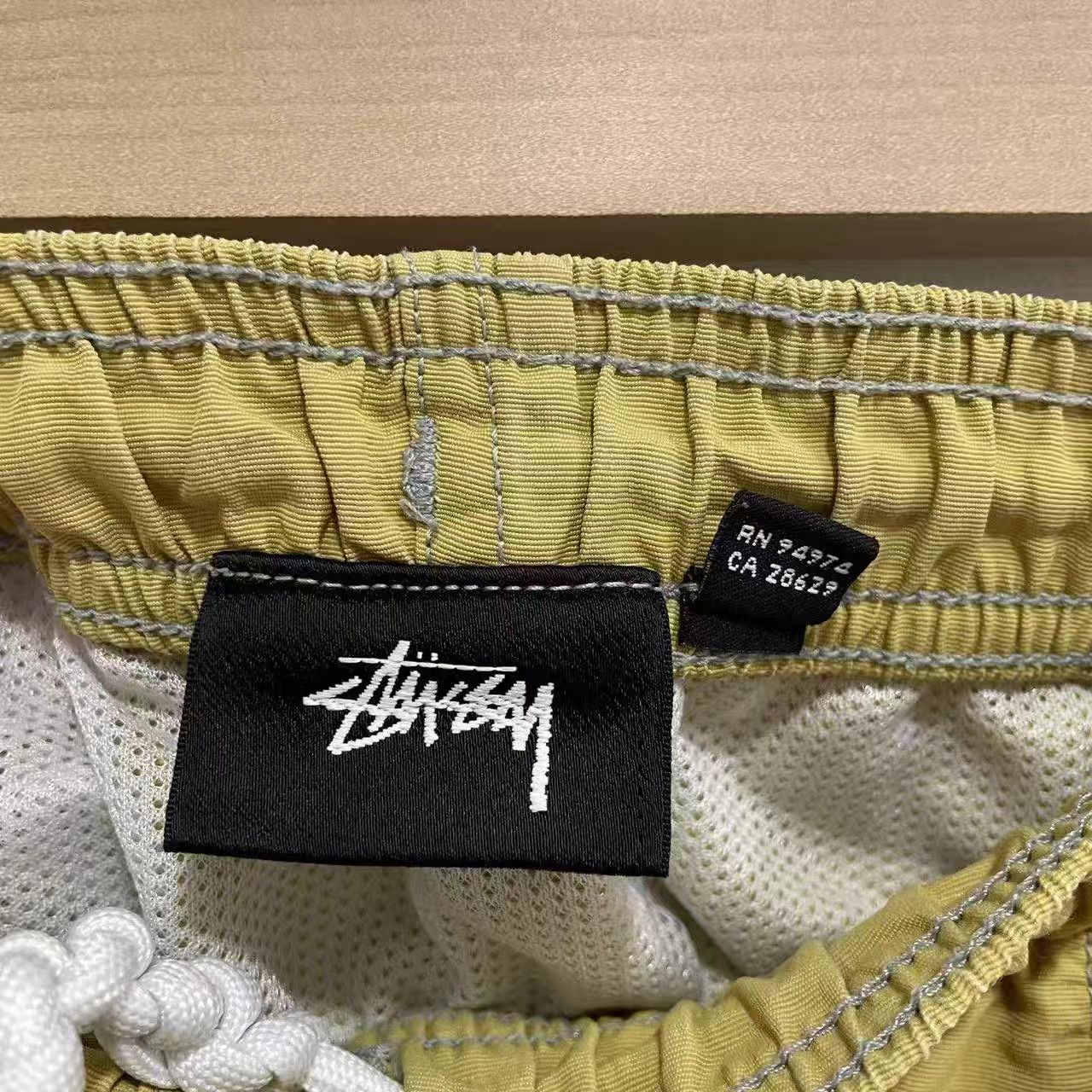 Stussy Stussy Yellow Logo Vintage Retro Shorts K15 Size US 35 - 4 Thumbnail