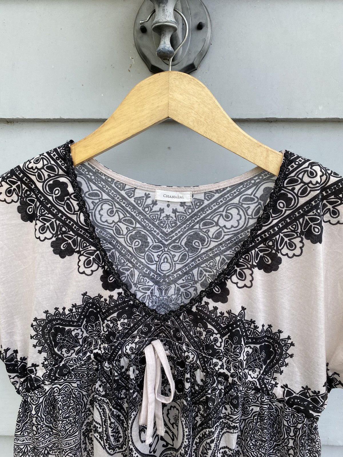 If Six Was Nine Chamelle Flower Paisley Bohemian Top Size M / US 6-8 / IT 42-44 - 3 Thumbnail