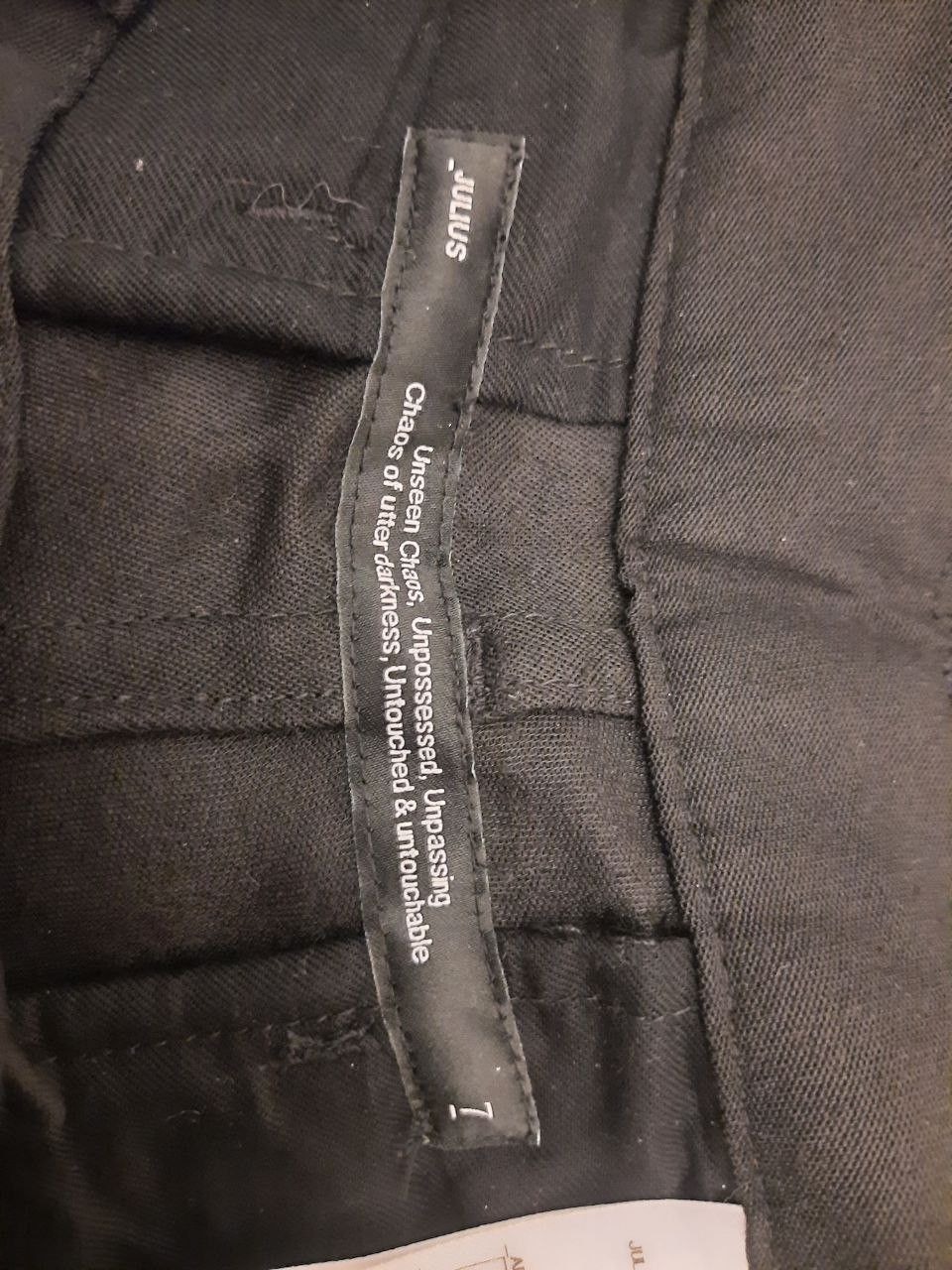 Julius *New* SS23 Leaked Wool Gas Mask Cargo Pants Size US 28 / EU 44 - 4 Thumbnail