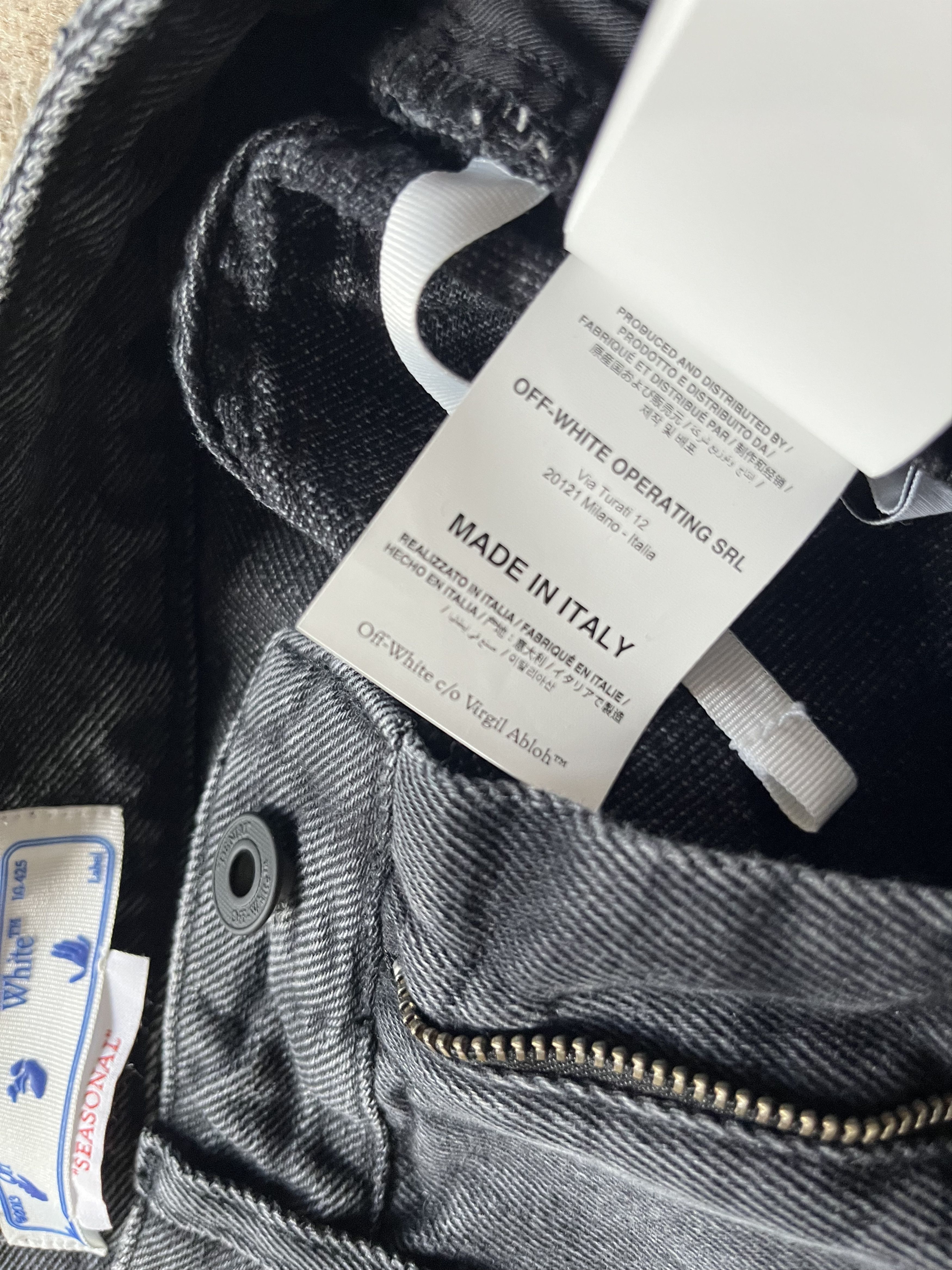 Off-White Faded black denim Size 26" / US 2 / IT 38 - 8 Thumbnail