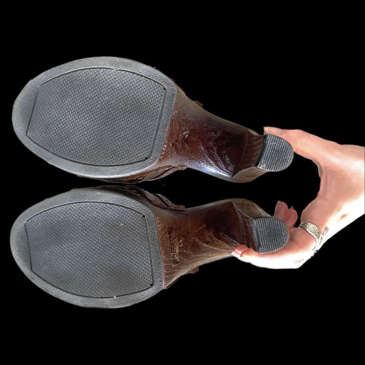 Matisse leather heeled mules/clogs from coconuts by matisse, sz 8 Size US 8 / IT 38 - 7 Thumbnail