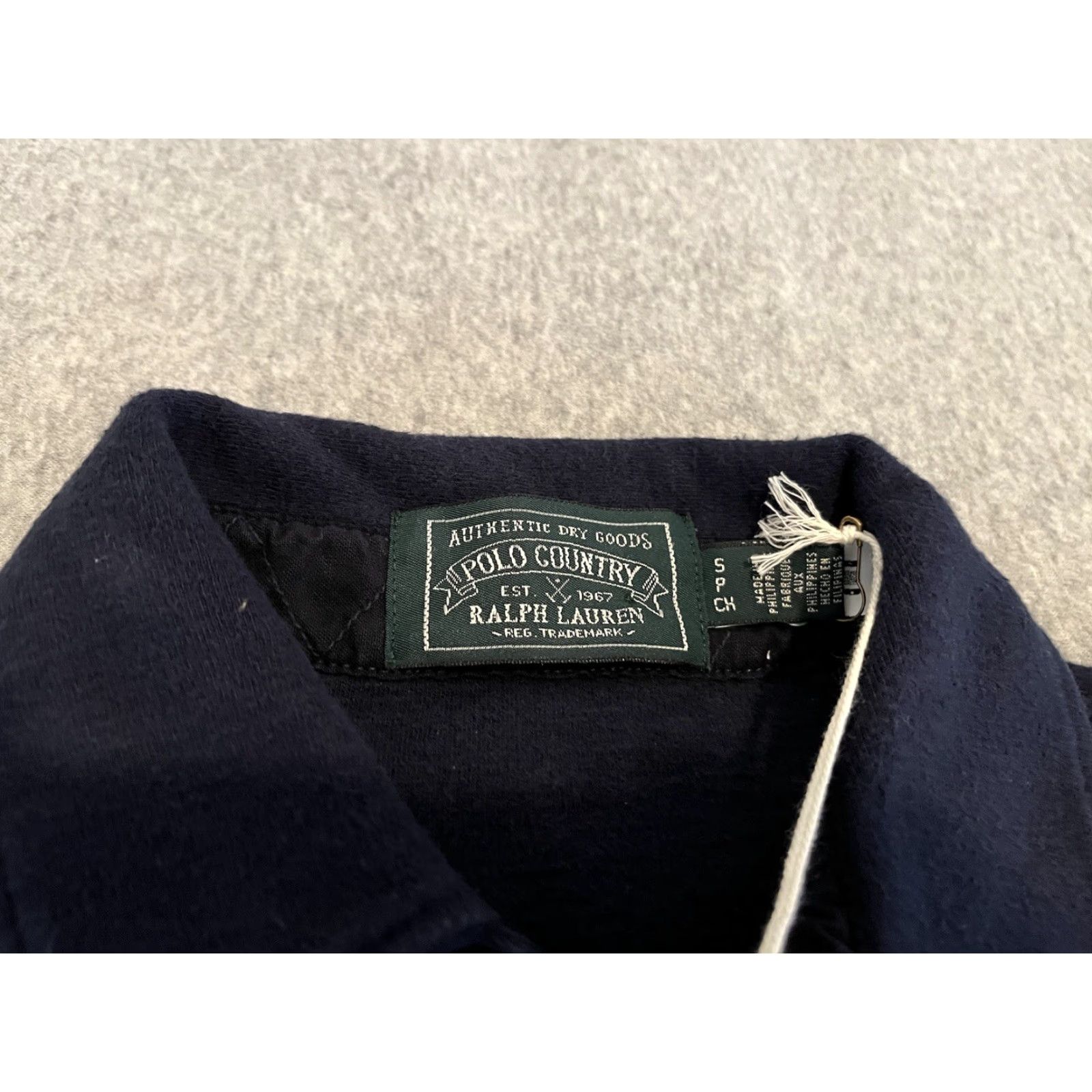 Ralph Lauren Ralph Lauren Polo Country Pullover Navy Blue Shirt Mens Small NWT Cotton Long Sleeve Button-Up Damaged? Size US S / EU 44-46 / 1 - 2 Thumbnail