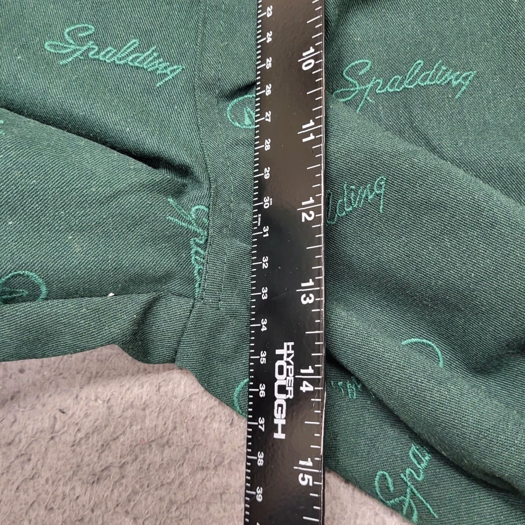 Spalding VINTAGESpalding UNKNWN Pants Men's XXL GREEN All Over Print Trousers, Walk/Golf, Chino, Regular, 26in Inseam, Button, Denim-Style? Size US 39 - 7 Thumbnail