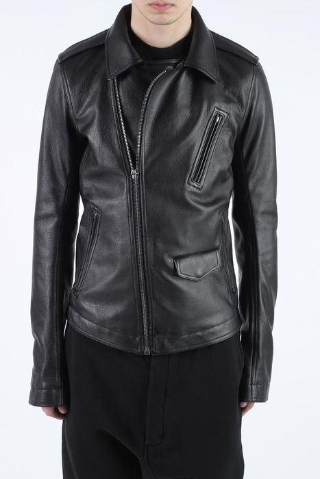 Rick Owens Stooges Leather Jacket - Heavy Calf | Grailed